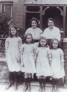 daughters and wife, Ellen, of Edward